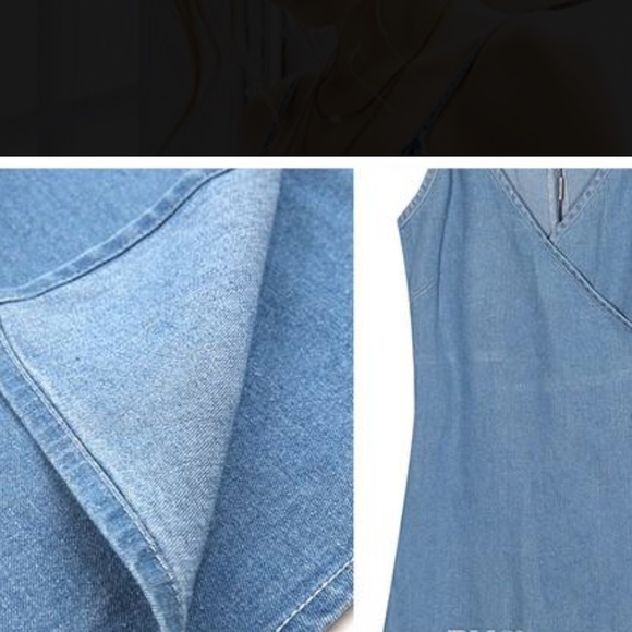 Wrap denim dresss - Picture 5 of 7